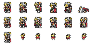 Set of Ingus's Knight sprites.