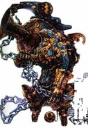 Artwork of Famfrit from Final Fantasy Tactics Advance.