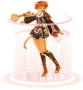 Concept artwork of a Mithra Geomancer.