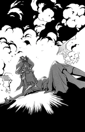 Rydia llora la muerte de su madre en la destrucción de Mist.