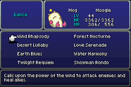 Mog's Dance menu (GBA).