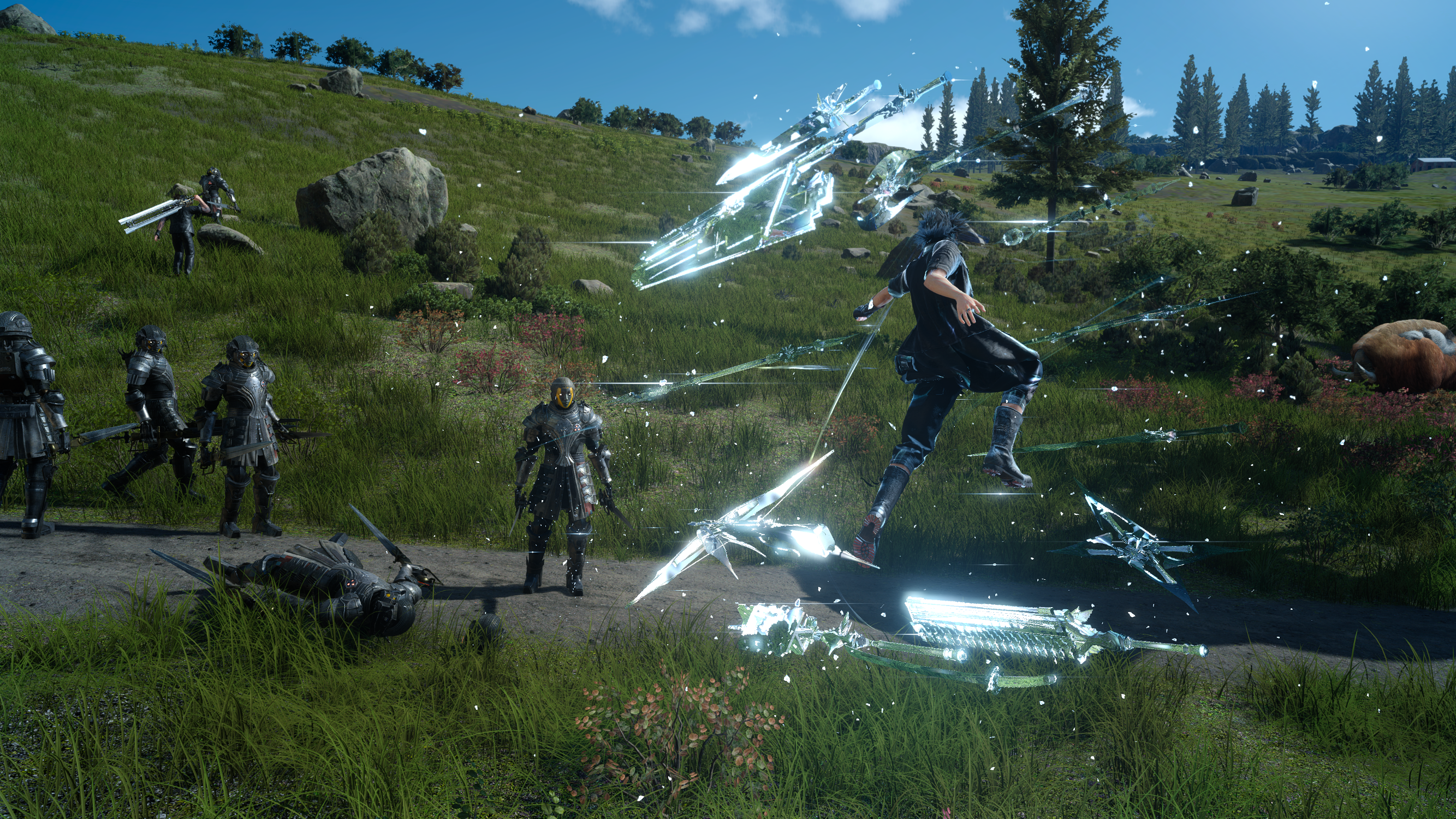 Stunning New Final Fantasy XV Screenshots are All About Battling Outlandish  Beasts and Chilling with Buddies