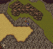 Tzen on the World of Ruin map (SNES).
