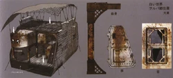 Concept art of Vanille and Fang's house.