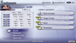 Dissidia 012 equipment screen