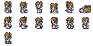 Set of Yuna's "Swimsuit" Wardrobe Record sprites.