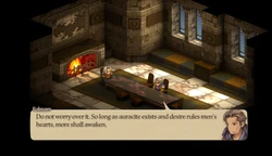 Marquis Elmdore in his castle.