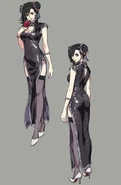 Sporty dress artwork for Final Fantasy VII Remake