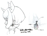 Concept art of Memory Earring.