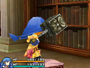 Iron Mallet of Rage in Final Fantasy Crystal Chronicles: Echoes of Time.