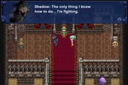 FFVI PC Shadow Coliseum.png (766 KB) Shadow rejoins (2014 mobile/Steam).