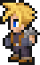 Cloud's sprite.