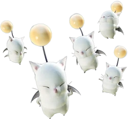 Moogles from Final Fantasy XIV.
