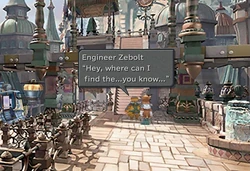 Missable scene with Zebolt.