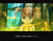 Eryll, after reassembling the Crystal Core.