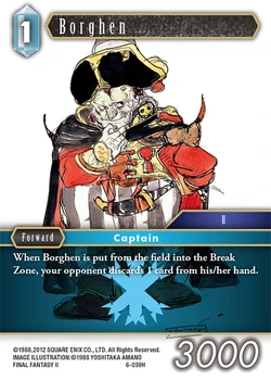 Borghen [6-039H] Opus series card.