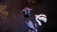 Ardyn stabs Somnus and Aera in FFXV Episode Ardyn ending