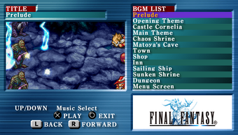 Music Player Final Fantasy Wiki Fandom