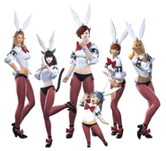 Bunny costumes.