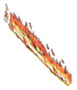 Concept art Flame Rod from Final Fantasy III.