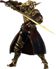 Gaius van Baelsar from FFXIV battle render