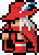 Red Mage battle sprite (MSX).