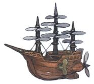 Wind-up Airship concept art.