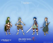 Hume Thief, Fighter, Soldier, Samurai 1280x1024