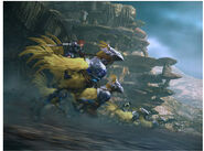 Chocobo Knights in battle.