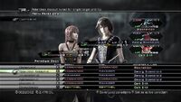 XIII-2 Paradigm Customize Menu