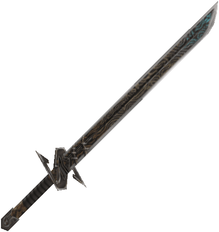 The dark blade (magic sword)