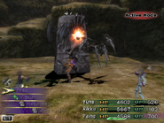 Rikku as a Berserker attacking in Final Fantasy X-2.