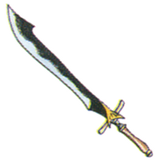 Concept art of Serpent Sword from Final Fantasy III.