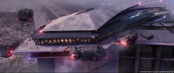Concept art of Insomnia's rampart.