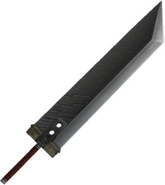 Buster Sword Final Fantasy Wiki Fandom - too big of a full scale sword roblox