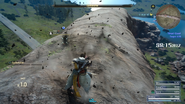 Earthshatter Glaive Art in FFXV