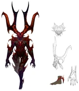 Concept art of Ifrit.