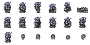 Set of Steiner's sprites.