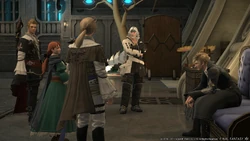 Ramza and Alma in the promotional screenshot.