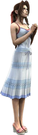 Modèle d'Aerith dans Crisis Core