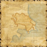 A map of Batallia Downs.