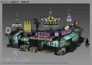 Market place concept artwork.