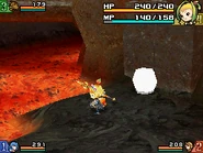 An explosive barrel, used to destroy walls by casting a Fire spell on it.