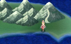 Mount Hobs on the overworld - east side (DS).