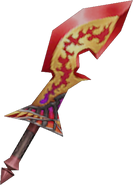 Flame Saber's in-game model from Final Fantasy IX.