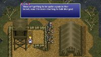 Sabin and Cyan Escape from FFVI Pixel Remaster