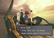 On-board the White SeeD Ship.