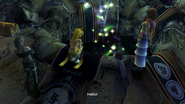 The hole in the Cavern of the Stolen Fayth's Chamber of the Fayth in Final Fantasy X-2.