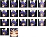 Eiko Carol faces.