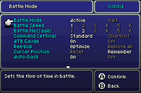 FFVI Config Menu GBA